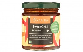 Aamra Sweet Chilli & Peanut Dip  Glass Jar  210 grams